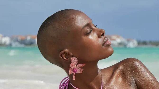 Madisin Rian was photographed by James Macari in the Dominican Republic.
